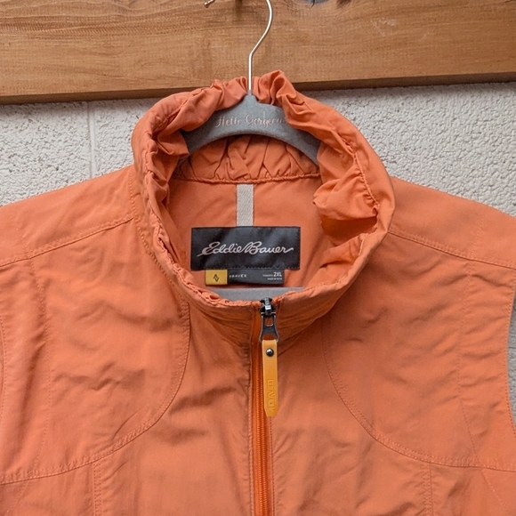Eddie Bauer Travex size 2XL Vest in orange drawstring waist - Picture 7 of 15
